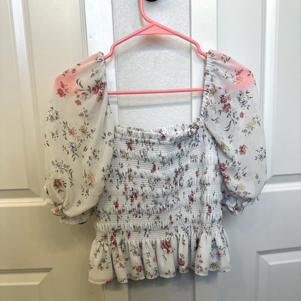 [WAYF] puff sleeve blouse